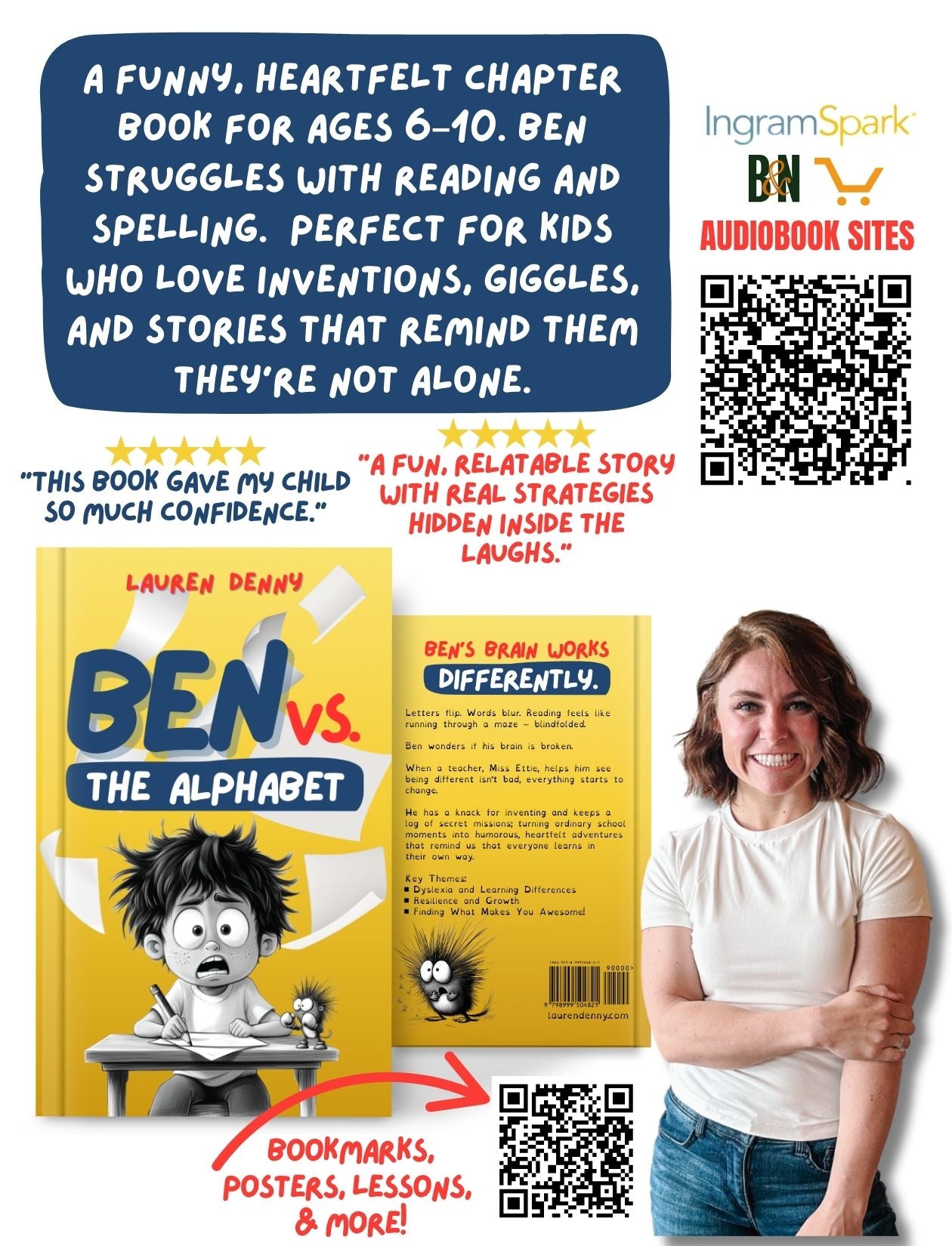 Ben Vs. The Alphabet Paperback Book
