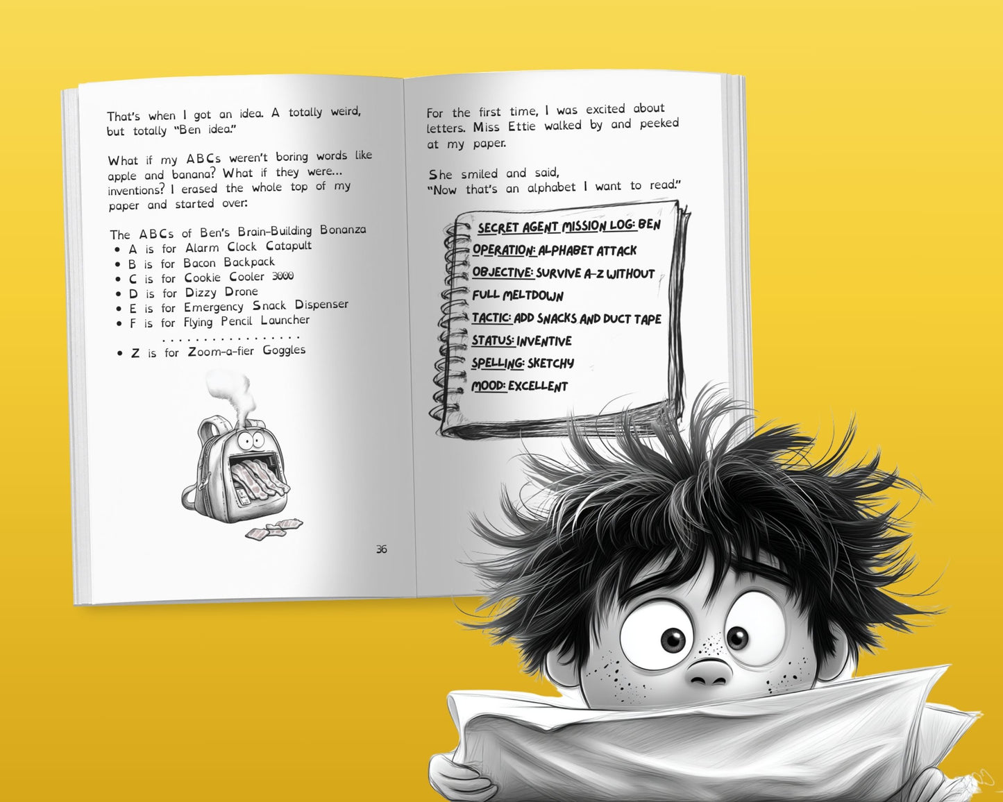 Ben Vs. The Alphabet Paperback Book