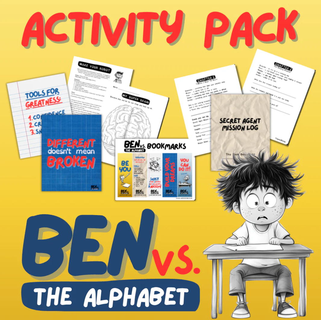 Ben Vs. The Alphabet Paperback Book