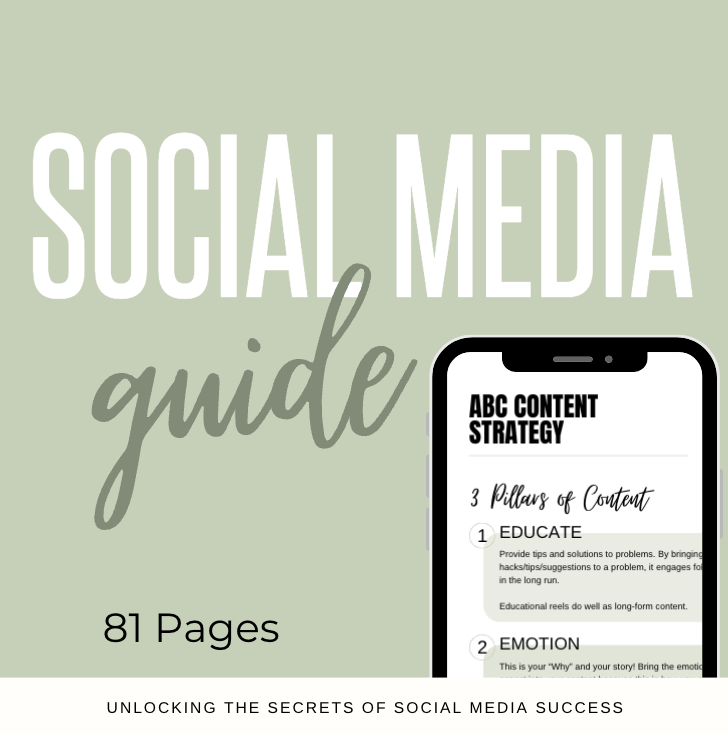 Simply Seen: Social Media Growth Guide ebook instant digital download