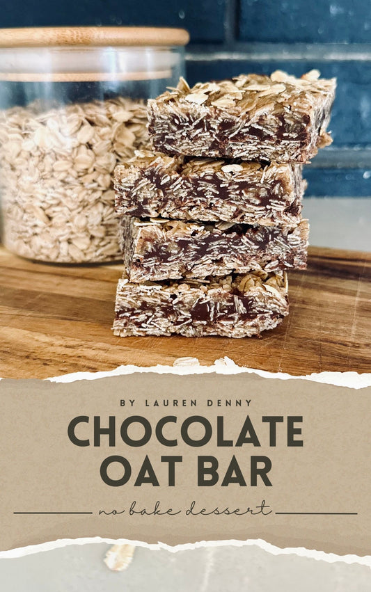 oatmeal chocolate bar no bake dessert recipe