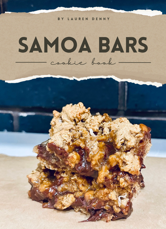 Samoa cookie bar recipe