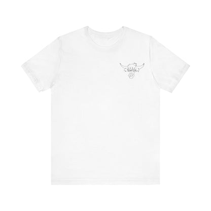 Simply Line Art Cow Unisex Jersey Short Sleeve Tee