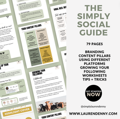 The Simply Social Guide ebook instant digital download
