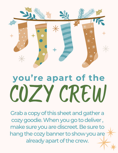 Cozy Crew Staff Morale Winter Christmas Activity Exchange