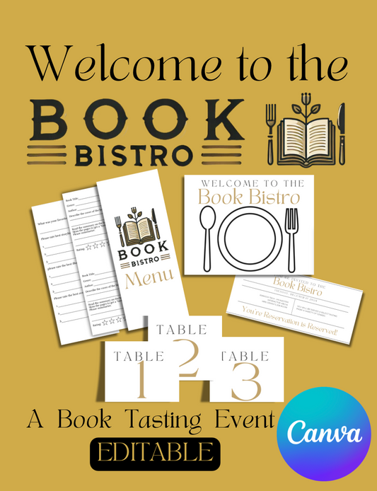 Book Tasting Event Book Bistro Classroom Transformation Book Genres Publish