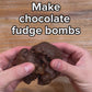 Chocolate Fudge Bomb Stuffed Cookie Recipe eBook digital download